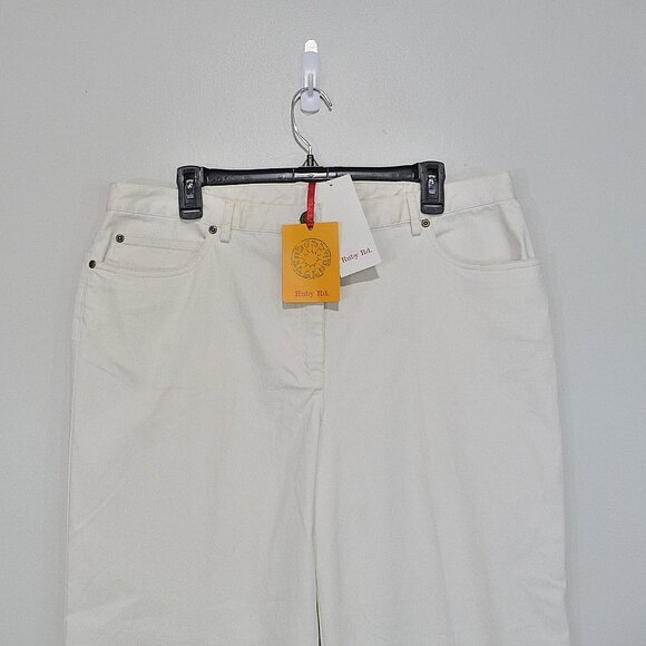 COMFORT WAIST HI RISE JEANS SIZE 16 ELASTIC SIDES - Picture 2 of 11